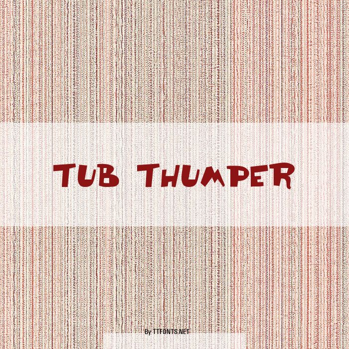 Tub Thumper example